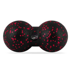 Массажный мяч двойной PowerPlay PP-4352 Epp foam peanut ball (d8*16 см) Черно/Красный (PP_4352_Red_8*16)