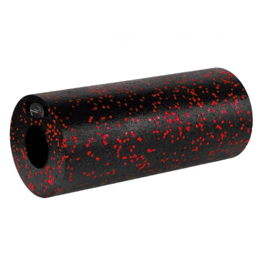 Масажний набір PowerPlay PP_4015 EPP Foam Roller Set 4in1 (2-ва роли + 2-ва м'ячі) Чорно-червоний (PP_4015_Red)
