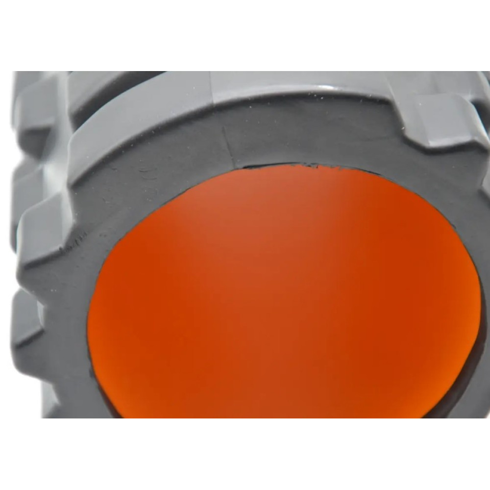 Масажний ролик (роллер) PowerPlay 4025 Massage Roller Чорно-помаранчевий (33x15 см) (PP_4025_Black/Orange)