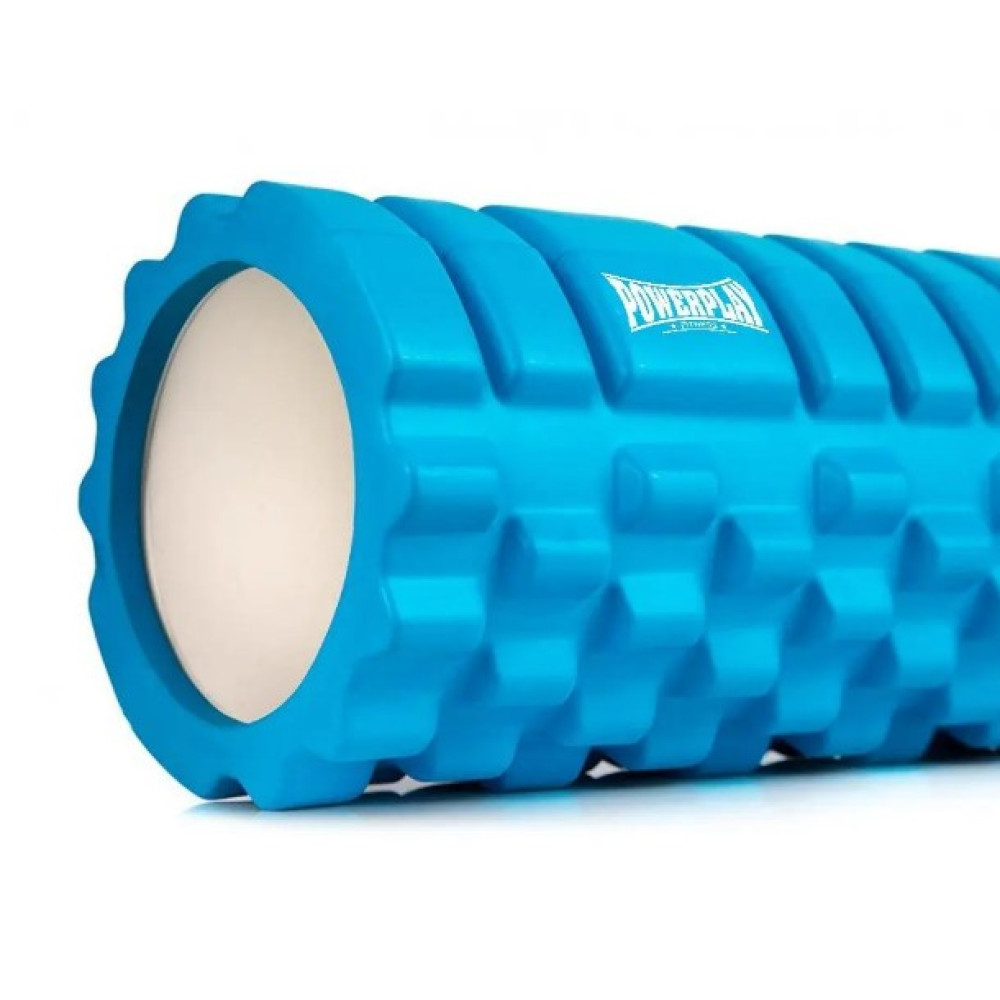 Масажний ролик (роллер) PowerPlay 4025 Massage Roller Синій (33x14 см) (PP_4025_Blue)