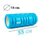 Масажний ролик (роллер) PowerPlay 4025 Massage Roller Синій (33x14 см) (PP_4025_Blue)