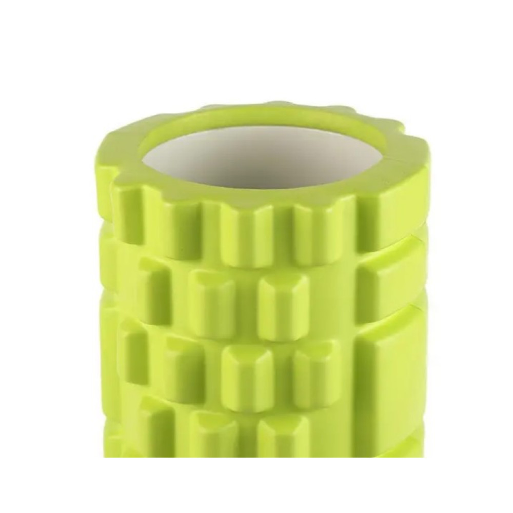 Масажний ролик (роллер) PowerPlay 4025 Massage Roller Зелений (33x14 см) (PP_4025_Green)