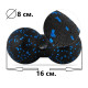 Набір м'ячів для масажу та йоги PowerPlay PP_4090 EPP (Комплект з 2 штук) Blue (PP_4090_Blue)
