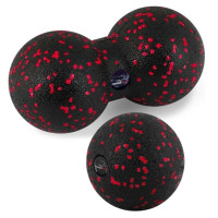 Набір м'ячів для масажу та йоги PowerPlay PP_4090 EPP (Комплект з 2 штук) Red (PP_4090_Red)