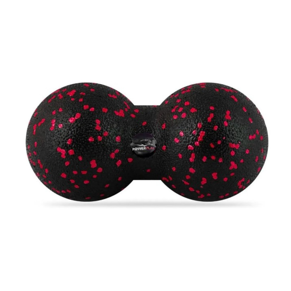 Набір м'ячів для масажу та йоги PowerPlay PP_4090 EPP (Комплект з 2 штук) Red (PP_4090_Red)