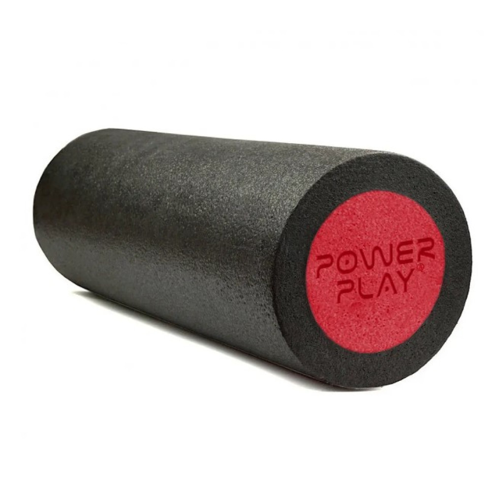 Набір для масажу та йоги PowerPlay PP_4094 EPP (Ролик 30*15 + 2-ва мячі) Red + гумка 11 кг (PP_4094_Red)