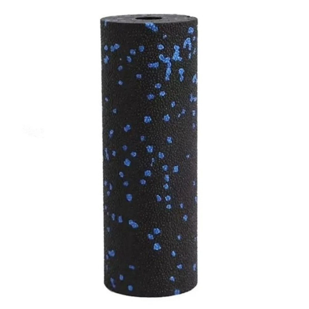 Масажний ролик (роллер) гладкий PowerPlay PP-4346 Mini EPP Foam Roller Чорно/Синій (15,3x5,3 см) (PP_4346_Blue_(15*5))