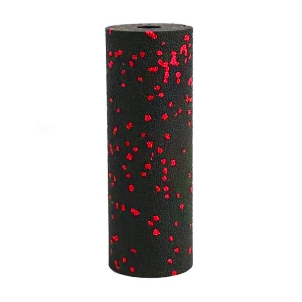 Масажний ролик (роллер) гладкий PowerPlay PP-4346 Mini EPP Foam Roller Чорно/Червоний (15,3x5,3 см) (PP_4346_Red_(15*5))