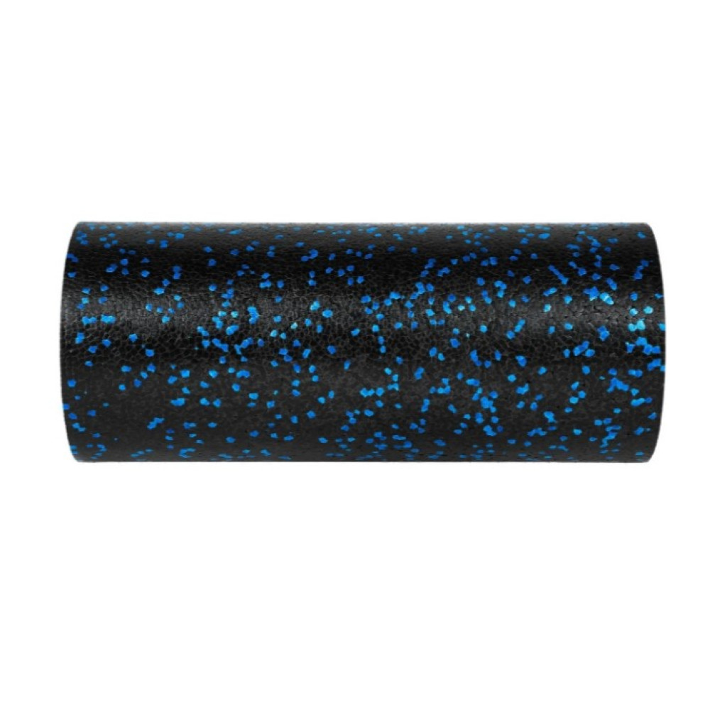 Массажный ролик (роллер) гладкий PowerPlay PP-4347 EPP Foam Roller Черно/Синий (33x14 см) (PP_4347_Blue_(33*14))