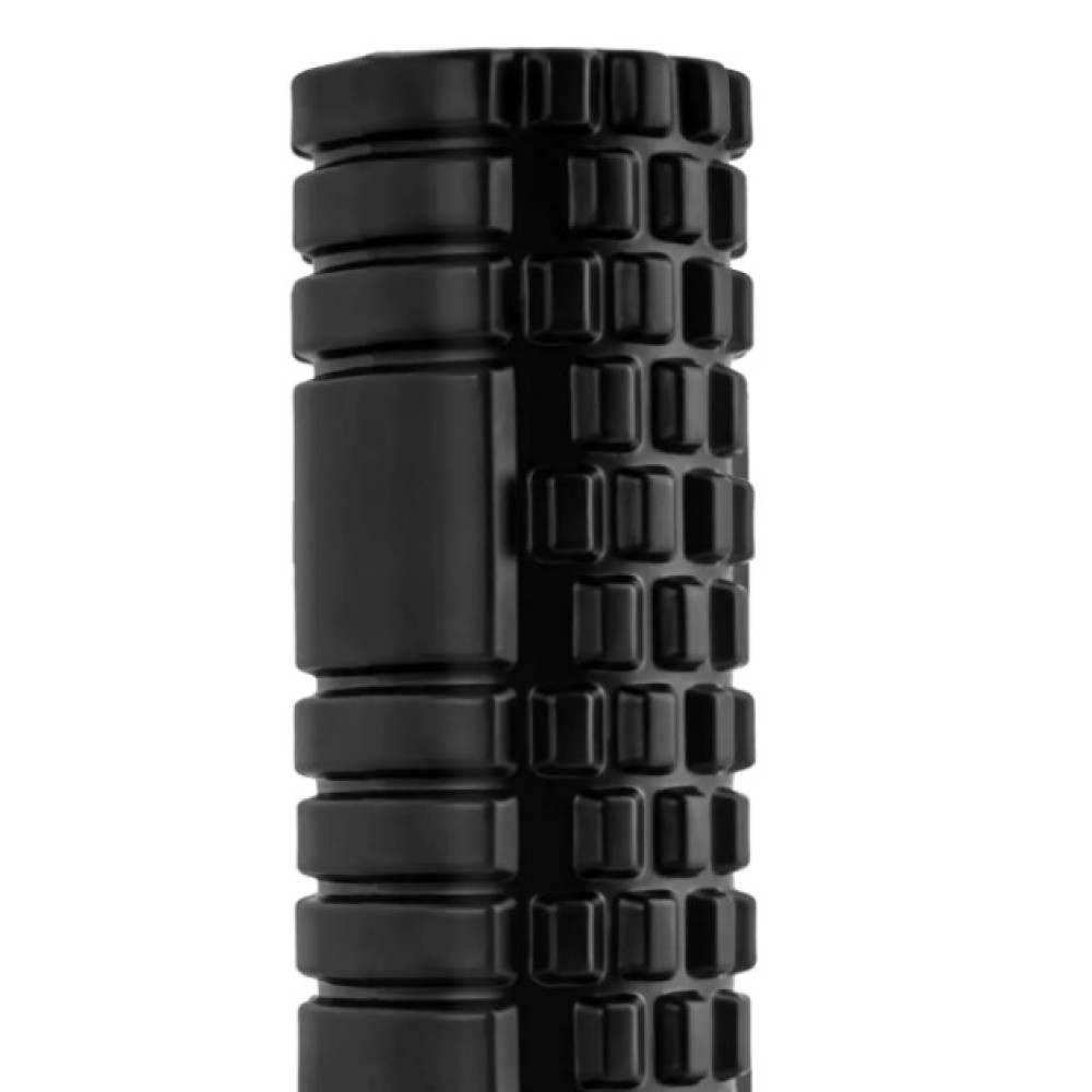 Массажный ролик (роллер) PowerPlay 4404 Massage Roller Черный 45x14 см (PP_4404_Black)