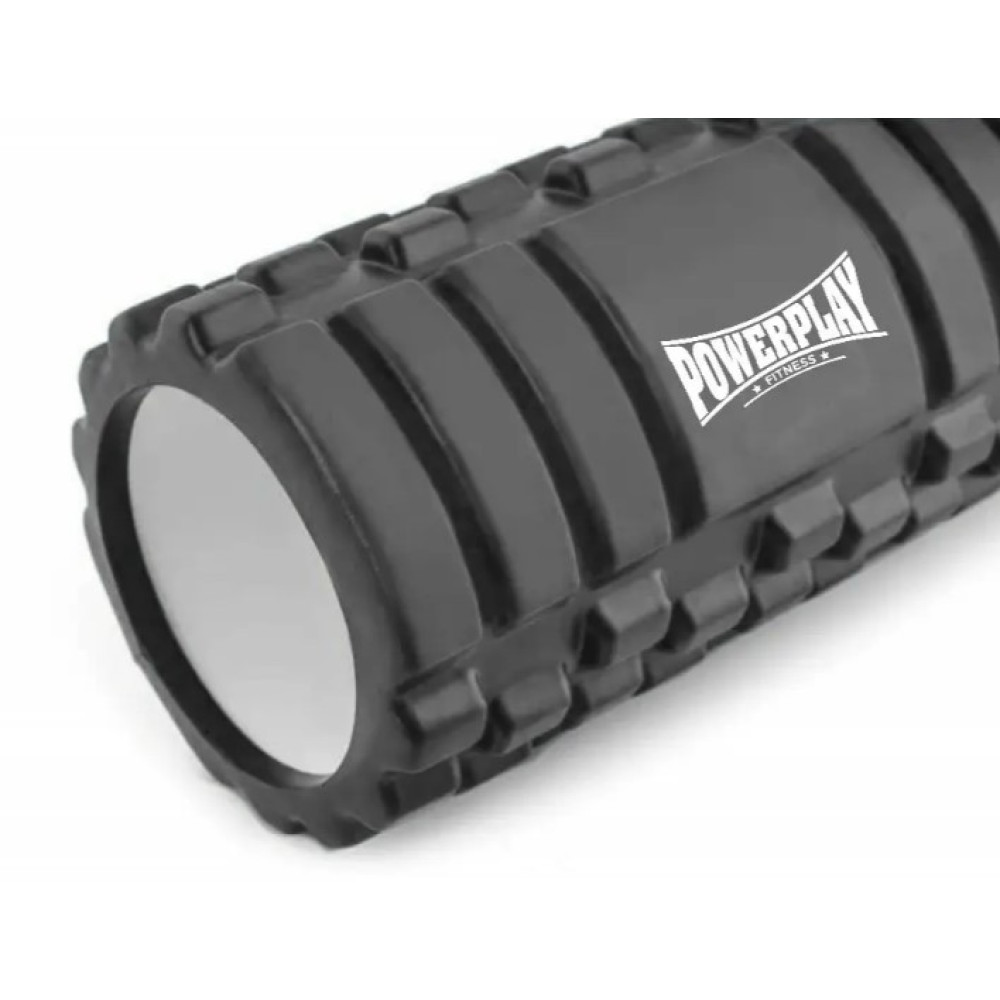 Массажный ролик (роллер) PowerPlay 4404 Massage Roller Серый 45x14 см (PP_4404_Grey)