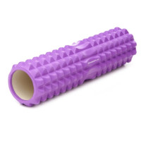 Масажний ролик (роллер) PowerPlay 4406 EVA Massage Roller Фіолетовий 45x12 см (PP_4406_Purple)