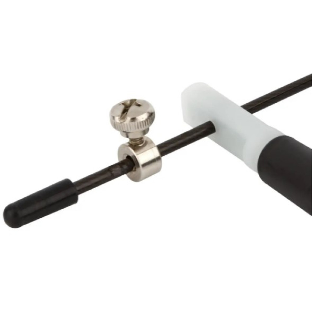 Скакалка швидкісна PowerPlay 4202 Ultra Speed Rope Чорна 2,9 м (PP_4202_Black)