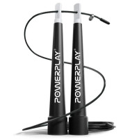 Скакалка швидкісна PowerPlay 4202 Ultra Speed Rope Чорна 2,9 м (PP_4202_Black)