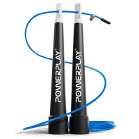 Скакалка швидкісна PowerPlay 4202 Ultra Speed Rope Синя 2,9 м (PP_4202_Blue)