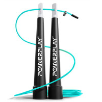 Скакалка скоростная PowerPlay 4202 Ultra Speed ​​Rope Бирюзовая 2,9м (PP_4202_Cyan)