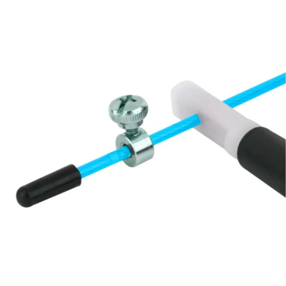 Скакалка швидкісна PowerPlay 4202 Ultra Speed Rope Бірюзова 2,9 м (PP_4202_Cyan)