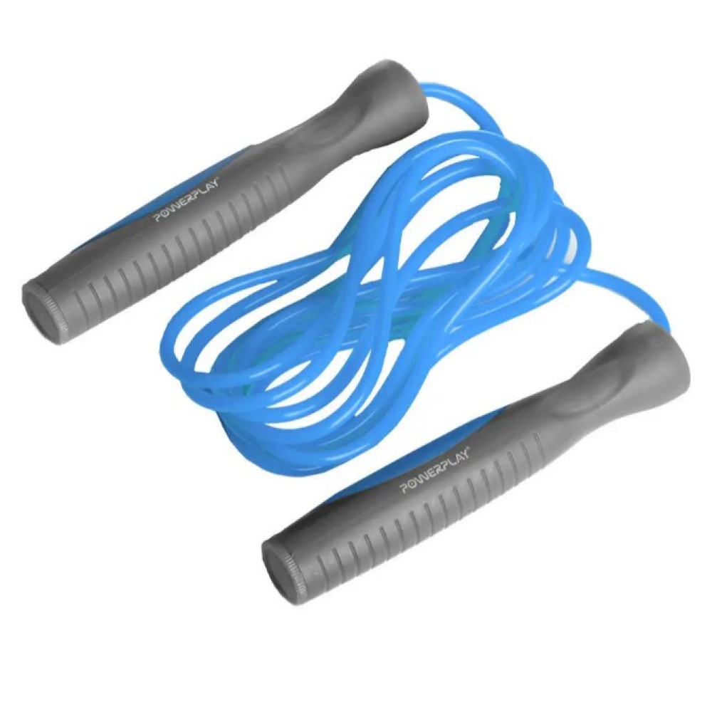 Скакалка PowerPlay 4204 Classic Jump Rope Блакитна 2,7 м (PP_4204_Blue)