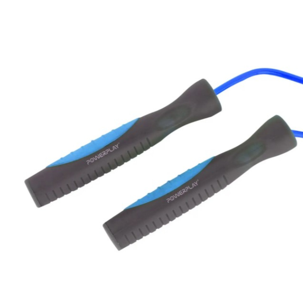 Скакалка PowerPlay 4204 Classic Jump Rope Блакитна 2,7 м (PP_4204_Blue)