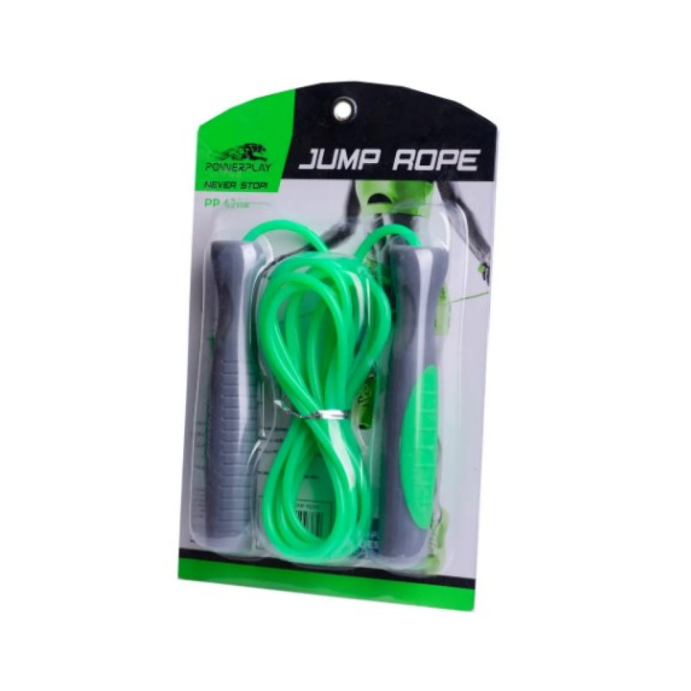 Скакалка PowerPlay 4204 Classic Jump Rope Зелена 2,7 м (PP_4204_Green)