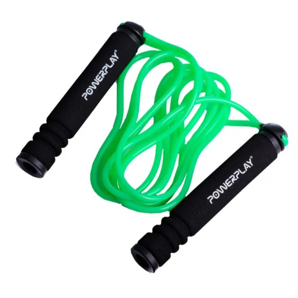 Скакалка PowerPlay 4205 Classic Plus Jump Rope Зелена 2,7 м (PP_4205_Green)