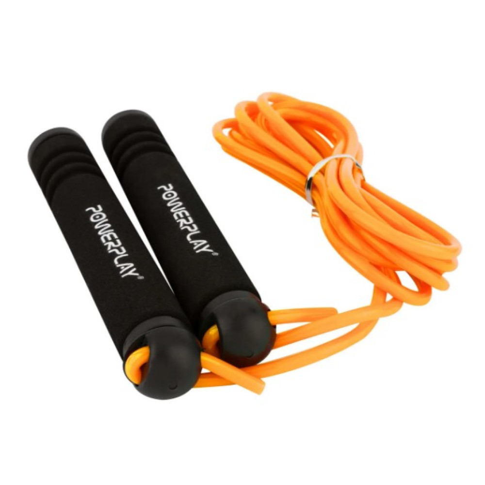 Скакалка PowerPlay 4205 Classic Plus Jump Rope Оранжевая 2,7 м (PP_4205_Orange)