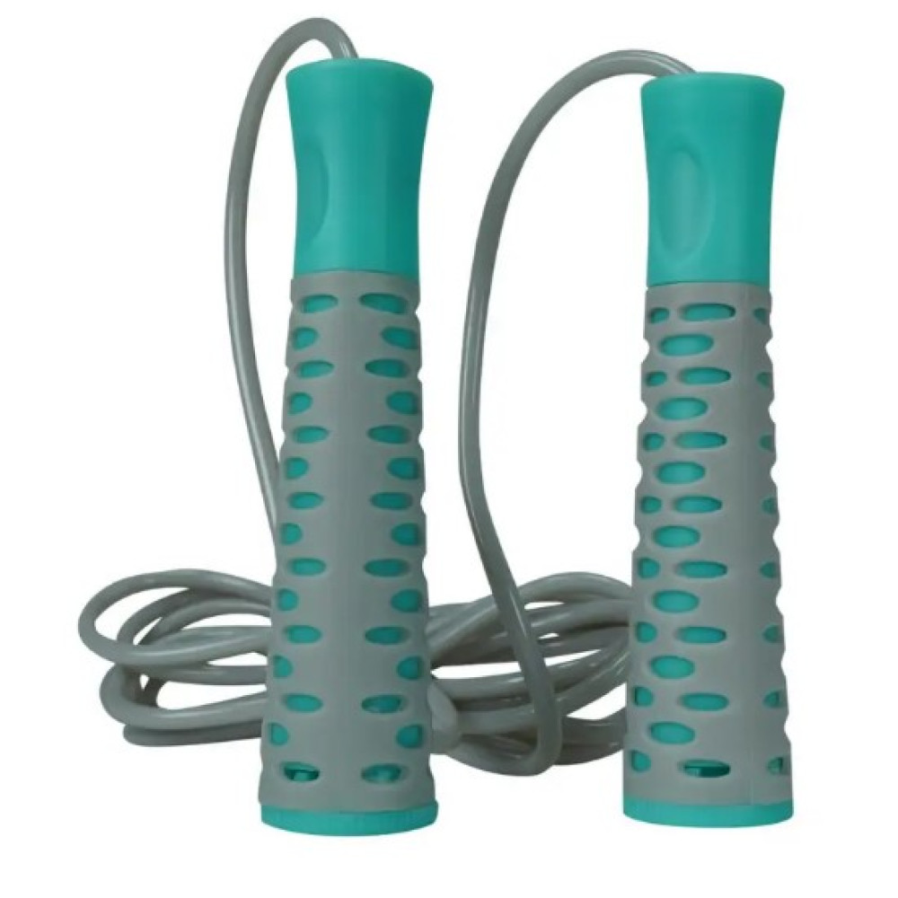 Скакалка PowerPlay 4206 Jump Rope PRO+ Сіро-м'ятна 2,75 м (PP_4206_Grey)