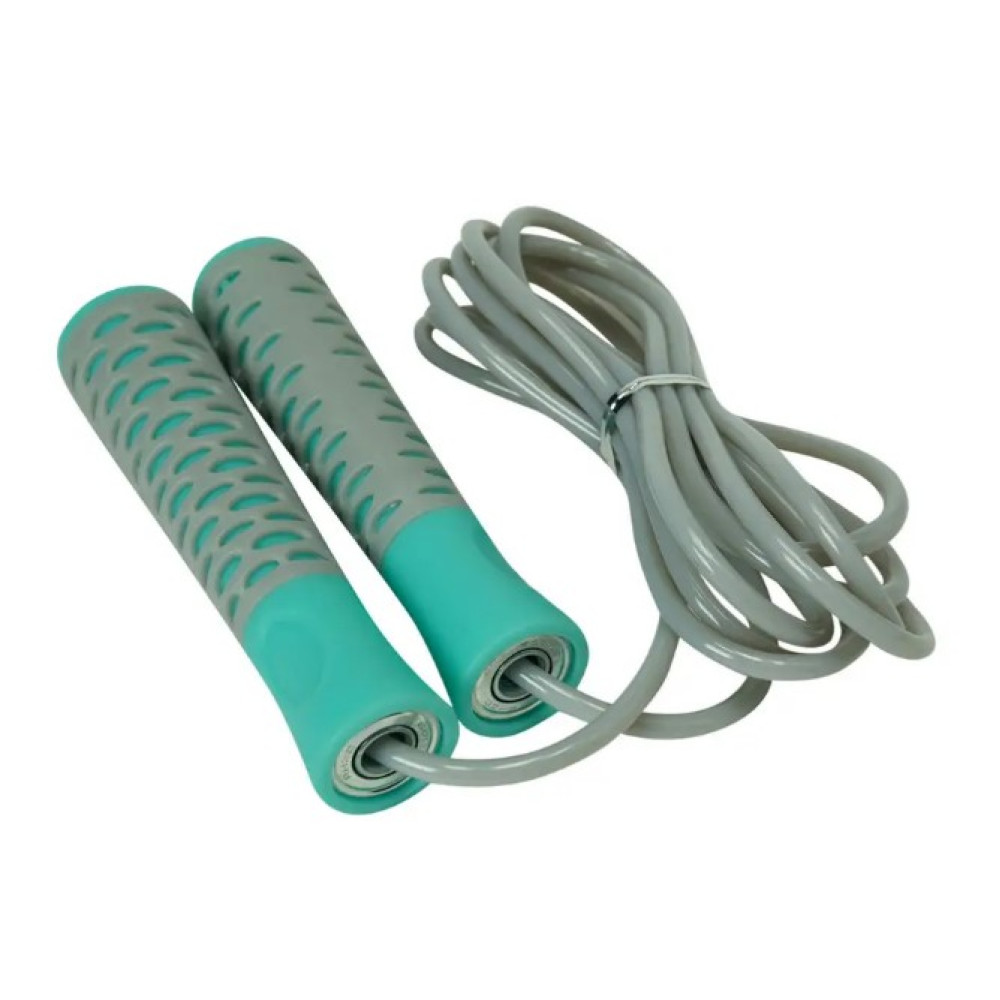 Скакалка PowerPlay 4206 Jump Rope PRO+ Сіро-м'ятна 2,75 м (PP_4206_Grey)