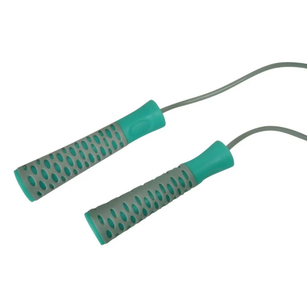 Скакалка PowerPlay 4206 Jump Rope PRO+ Сіро-м'ятна 2,75 м (PP_4206_Grey)