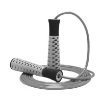 Скакалка PowerPlay 4206 Jump Rope PRO+ Сіро-чорна 2,75 м (PP_4206_Grey/Black)