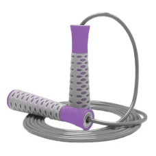 Скакалка PowerPlay 4206 Jump Rope PRO+ Серо-фиолетовая 2,75 м (PP_4206_Grey/Violet)
