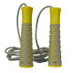 Скакалка PowerPlay 4206 Jump Rope PRO+ Сіро-жовта 2,75 м (PP_4206_Grey/Yellow)