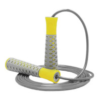Скакалка PowerPlay 4206 Jump Rope PRO+ Серо-желтая 2,75 м (PP_4206_Grey/Yellow)