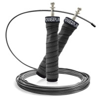 Скакалка швидкісна на підшипниках PowerPlay 4208 Fitness Jump Rope Чорна 3 м (PP_4208_Black)