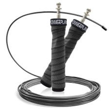 Скакалка скоростная на подшипниках PowerPlay 4208 Fitness Jump Rope Черная 3 м (PP_4208_Black)