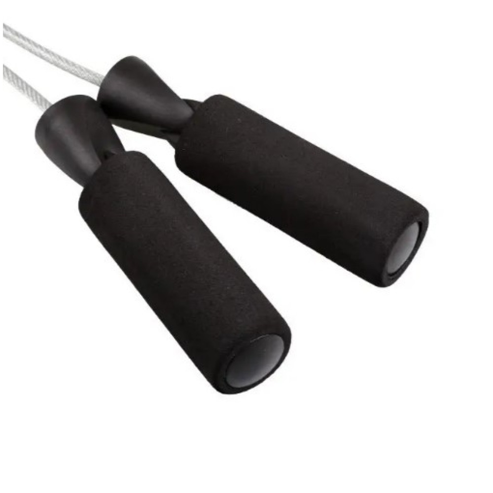 Скакалка швидкісна з підшипниками PowerPlay 4209 Sport Jump Rope Чорна 3 м (PP_4209_Black)