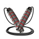 Скакалка швидкісна PowerPlay 4210 Power Weighted Jump Rope Чорна 2,7 м (PP_4210_Black/Red)