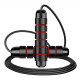 Скакалка швидкісна PowerPlay 4210 Power Weighted Jump Rope Чорна 2,7 м (PP_4210_Black/Red)