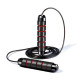 Скакалка швидкісна PowerPlay 4210 Power Weighted Jump Rope Чорна 2,7 м (PP_4210_Black/Red)