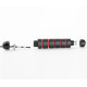Скакалка швидкісна PowerPlay 4210 Power Weighted Jump Rope Чорна 2,7 м (PP_4210_Black/Red)