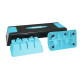 Степ-платформа PowerPlay 4329 (3 уровня 12-17-22 см) Profi Step Черно-голубая (PP_4329_(3)_Black/Blue)