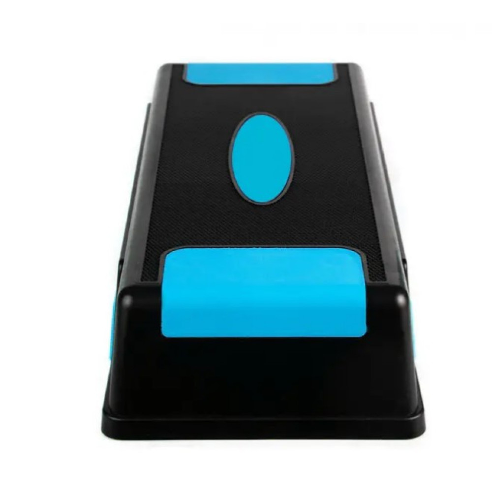 Степ-платформа PowerPlay 4329 (3 уровня 12-17-22 см) Profi Step Черно-голубая (PP_4329_(3)_Black/Blue)