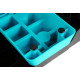 Степ-платформа PowerPlay 4329 (3 уровня 12-17-22 см) Profi Step Черно-голубая (PP_4329_(3)_Black/Blue)