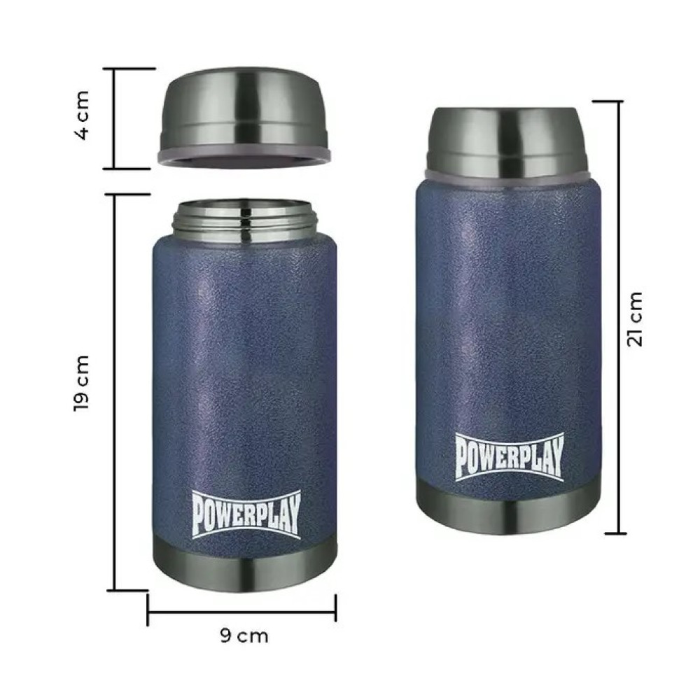Термос харчовий PowerPlay 9002 Синій 750 мл (PP_9002_750ml_ Blue)