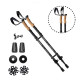 Трекінгові палиці PowerPlay 9107 Friluftsliv Black/White 80-135 см (пара) (PP_9107_FRILUFTSLIV)