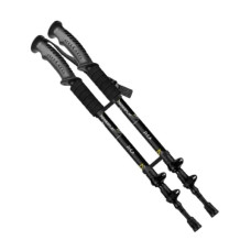 Трекинговые палки PowerPlay 9109 Fika Black/Yellow 60-135 см (пара) + 2-и пары сапог + чехол (PP_9109_Fika_Bl/Yellow)