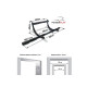 Турнік дверний багатофункціональний PowerPlay 4129 Pull Up Pro Black (PP_4129)