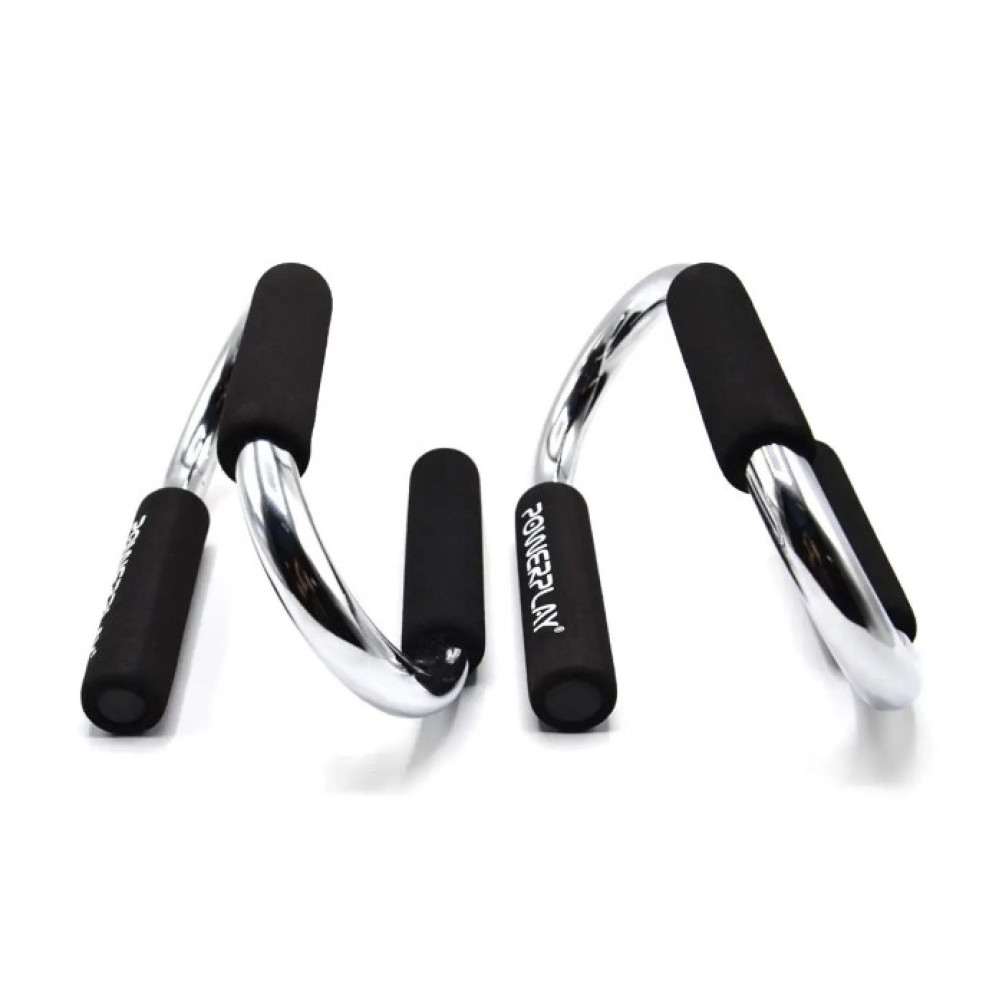 Упоры для отжиманий PowerPlay 4318 Push-Up Bars Stell металлические (S-образные) (PP_4318)