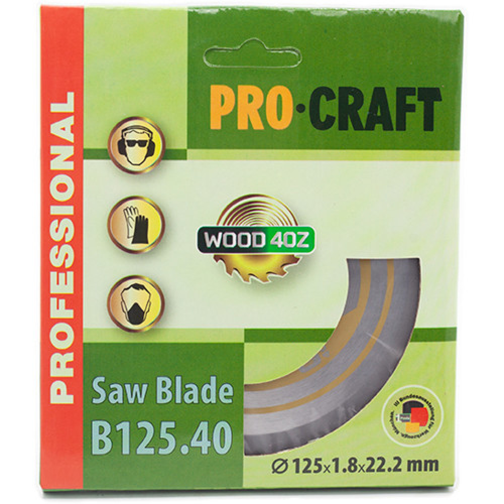 Пиляльний диск по дереву ProCraft B125.40 012540