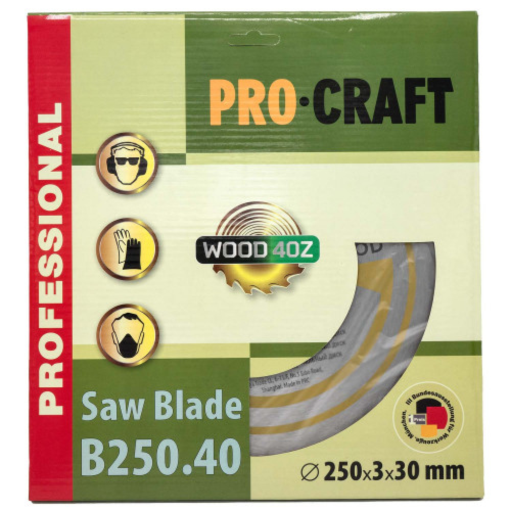 Пиляльний диск по дереву ProCraft B250.40 025040